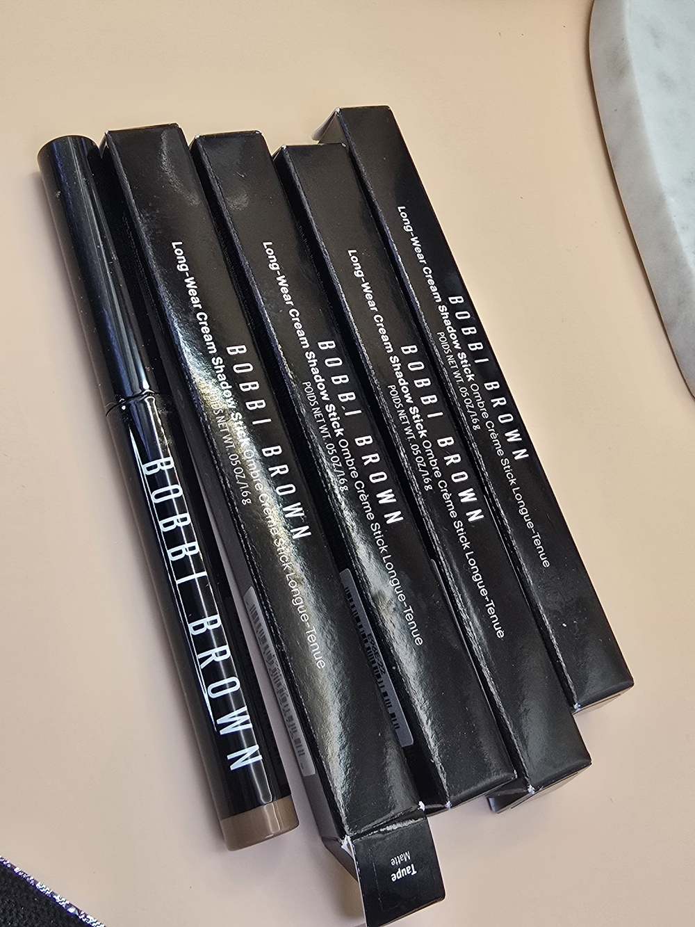 Bobbi Brown Cream Shadow Stick Set in Black and Taupe